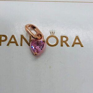 ✨🔥Pandora ME Pink Chakra Heart Mini Dangle Charm